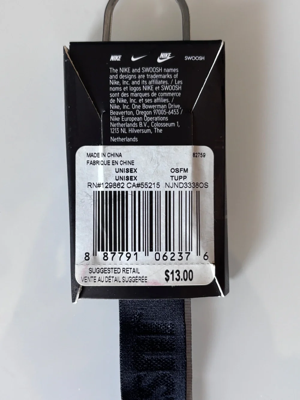 Nike JDI Ribbon Headband Silicone Grip Black Blue Green NWT